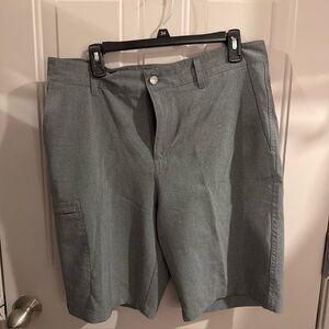 Panama Jack Men's Heather Gray Flat-Front Shorts
